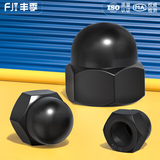 Fengji black 304 stainless steel cap nut cap decorative cap round ball head screw cap cap nut mm3m4-m20 black 304 m12-1 only