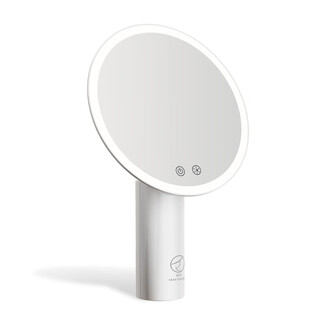 Meicai may smart makeup mirror led with lights light luxury high-end desktop beauty internet celebrity pearl white