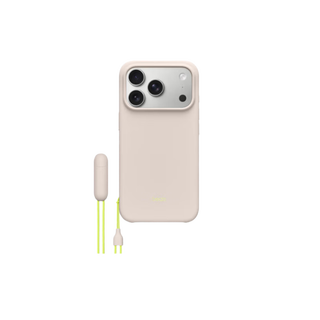 95% new beats iphone 17 pro stand case (supports magsafe and camera control) - light stone gray