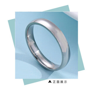 Kzd old phoenix color non-fading titanium steel couple ring stainless steel simple fashion light luxury niche sense element us size 6 100jin jin is equal to less than 0.5 kg