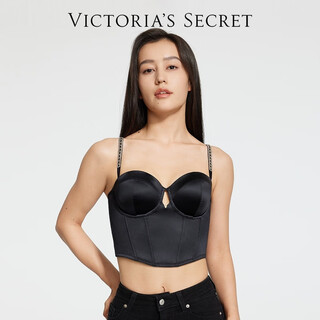 Victoria's secret bra women's underwear 3-1 54a2 black 11249301 70b (32b)