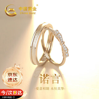 Chinese gold fugitive princess couple ring pair of proposal silver rings girl birthday gift girlfriend wife wedding anniversary promise bow ring jingsuda