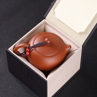 Plain decorated teapot purple sand pot kung fu tea set teapot original mineral vermilion mud xishi teapot household large capacity dahongpao large fengming xishi teapot 300ml