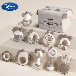 Disney rattle soothing gift box newborn meeting gift baby toy gift box full moon gift leyou storage style