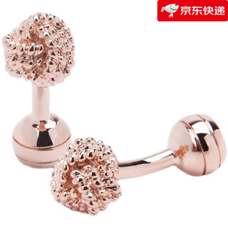 WILLIAM MILTON经典玫瑰金蒲公英袖扣男士轻奢袖口钉气质礼物 玫瑰金