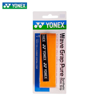 YONEX尤尼克斯羽毛球手胶龙骨胶防滑吸汗带单条装AC-108WEX橙
