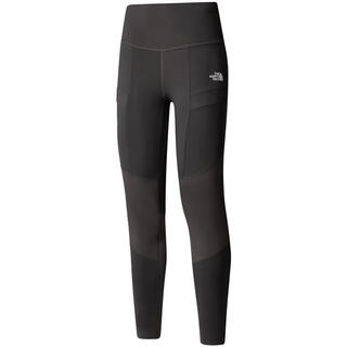 The north face women's sports pants breathable and warm high-waisted mountaineering outdoor tights quick-drying simple gray one size |