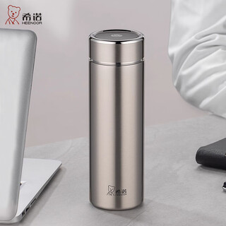 Heenoor 316l stainless steel insulated cup men's large capacity tea cup with filter women's portable water cup gift customization xn-3228 (500ml true color)