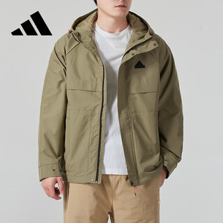 Adidas men's hooded loose th warm jkt casual sports jacket ji6842 xl