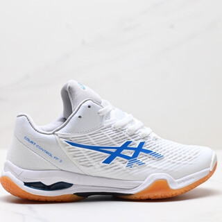 Arthur shiyun pure original new 2025 badminton tennis men's and women's shoes court mesh stable breathable sports ff3 actual white blue 42