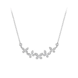 Graff graff butterfly diamond necklace white gold