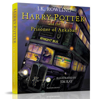 哈利波特与阿兹卡班的囚徒 3 英版彩绘插图版 平装  JK罗琳Harry Potter 英文进口原版Bloomsbury  小学教辅
