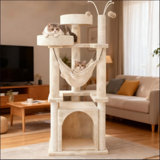 珑小宠大型猫窝猫爬架夏季宠物猫玩具猫抓板猫爬树猫抓板猫跳台猫爬架 【127】豪华型PT-2猫爬架