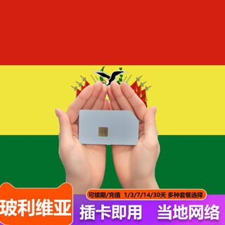 Paraguay/bolivia travel overseas telephone card mobile internet data card can be recharged and renewed bolivia (no number, no call and sms function) total data 10gb until used / valid for 14 days