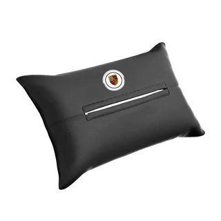 Yusenyi is suitable for porsche macan maca tissue bag cayenne panamera car tissue box bag interior supplies noble black 1 pack