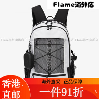 The north face (the north face) 24 white label limited edition large capacity multifunctional schoolbag outdoor backpack dq02 nm2dq02l panda white label 24 models (48*32*1
