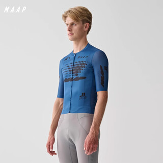Maap men's aether pro air jersey 3.0 racing blue short sleeve cycling jersey racing blue m