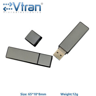 读写220M每秒 64G SLC高速U盘USB3.0银灿IS903防烧写保护SLC  适 适用于藏青色