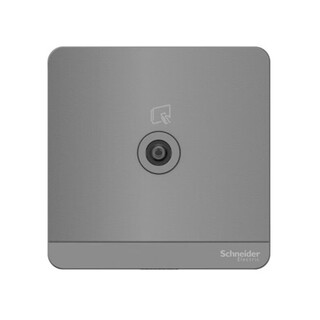 Schneider yishang series fluorescent gray single-gang 75 tv socket (through-through connection type) e8331tv_sl_c1 single-gang tv socket yishang fluorescent gray