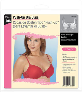 Dritz push-up bra cups white red 7.96.92.4 inches (approximately 20186 cm)