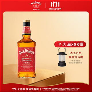 杰克丹尼（Jack Daniels）火焰700ml 美国田纳西州  调和型 威士忌 力娇酒