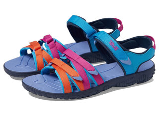Teva kids y tirra sandals blue rose multicolor 5 big kids