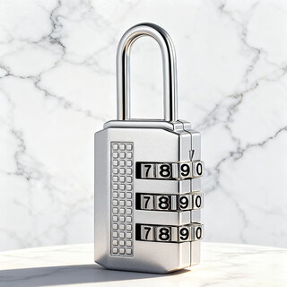 Auburn auburn password lock padlock outdoor waterproof door lock suitcase backpack password door padlock warehouse door lock 301a silver