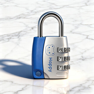 Auburn cartoon password lock padlock drawer lock locker door lock student dormitory cabinet lock 017a blue