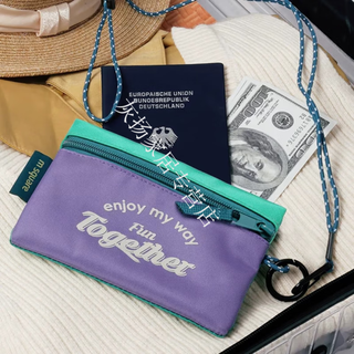 Magic bean shenghuo passport holder to store anti-theft card holder, personal id, travel abroad, multi-functional portable wallet, lavender purple passport bag 16*0*12cm