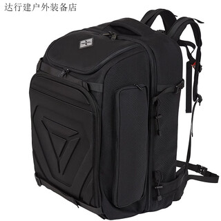 Antcity 202024 snowboard shoe bag helmet bag single and double board snow shoe bag ski backpack shoulder ski bag single and double board twill black (25 styles)_b 65l can hang board y