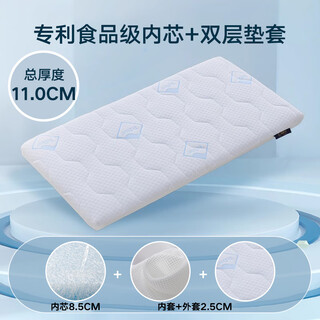 New swell 4d air fiber baby mattress for children and babies kindergarten customized 3d removable and washable splicing total thickness 11cm 3 anti-breathable cotton fabric_pp polypropylene core spine protection 90cm*200cm