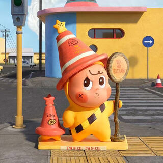 Pop mart twinkle 123 star man series blind box star man 3rd generation figure gift desktop trend ornament toy 123 starman 3rd generation - bad temper (confirmed model - unboxed but not unpacked)