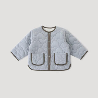Bali piggy baby cotton padded clothes for autumn and winter thickened and warm infant clothes for boys and girls, cotton padded jackets, children's quilted jackets bruner blue 90