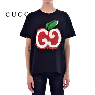 Gucci (gucci) new season light luxury women's t-shirt black 20 | xxxl