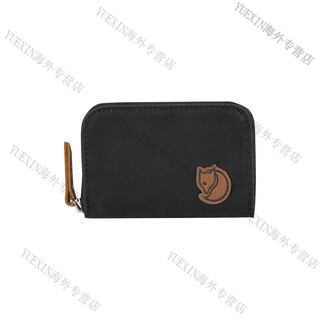 Arctic fox (fjallraven) g-1000 handbag durable card holder id bag men's and women's wallet 24218 030 black gray one size