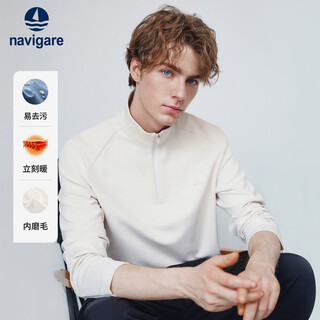 Navigare star's same italian dinghy 25 new men's half open collar brushed sweatshirt inner top 1135845304