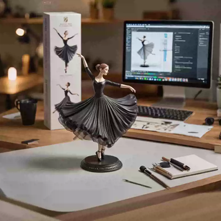 Miaopule ai figure customized dancer outdoor mountaineering and skiing couple fishing real gift photo doll model ornament 22 complex clothes customized half-life scale