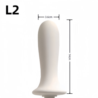 Clcey trendy care appliance mini fascia head girls special sports muscle relaxation electric silent portable silicone massage head l2 large massage head 18-19mm interface