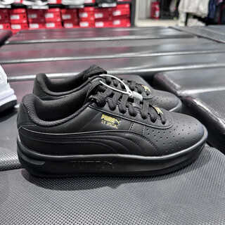 Puma (puma) unisex tennis gvspecial breathable perforated thick sole hot stamping bread shoes 398374-02 black 40