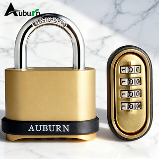 Auburn password padlock, office dormitory indoor and outdoor door lock, carriage door lock, anti-theft lock 7612