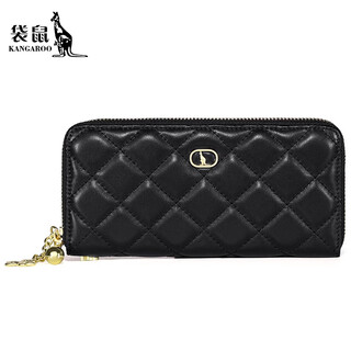Kangaroo (kangaroo) wallet ladies long style 2025 new diamond handbag light luxury gift for girlfriend small fragrance style clutch fashion style 1