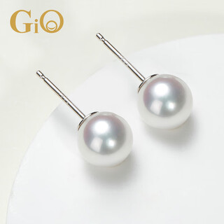 Gio jewelry pearl earrings women's freshwater earrings 925 silver self-wear as a birthday gift for your girlfriend