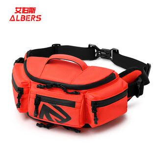 Albers motorcycle riding waist bag rider crossbody bag storage bag water repellent orange