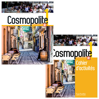 现货 Cosmopolite A1/A2/B1/B2/C1-C2 成人法语教材 法语纸质书 A1 课本+练习册 Cosmopolite 成人法语