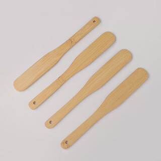 Yonghuan stuffing spoon, dumpling and wonton stuffing spoon, flat spoon, bamboo carbonized filling spoon, bamboo slices, hot selling, comfortable to hand, one pack, smooth and burr-free