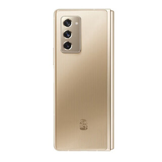 Suitable for samsung w20w22w21 original glass back cover z fold123 back shell f9160 back screen korean version outer w21 original quality back cover ~ shining gold boxed