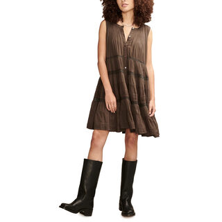 Lucky brand women's everyday swing mini dress raven small