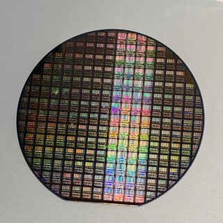 Crystal cpu wafer wafer photolithography integrated circuit chip semiconductor silicon wafer teaching science test six-inch no. 14 free acrylic bracket