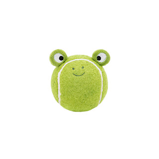 Guiwei dog toy, sound ball, bite-resistant and molar training pet supplies, boredom relief tool, puppy pet supplies, animal tennis ball-frog s