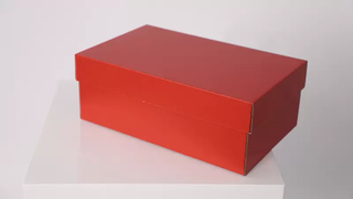 Yusenyi 10-piece kraft paper shoe box carton with upper and lower lids, colorful universal shoe box packaging wall storage box, red 10 pcs, red 10 pcs, 32x20x12cm, 32 pcs, 32x20x12cm